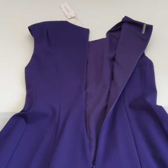 NWT Rebecca Taylor Caley Dress in Aubergine - Picture 12 of 13